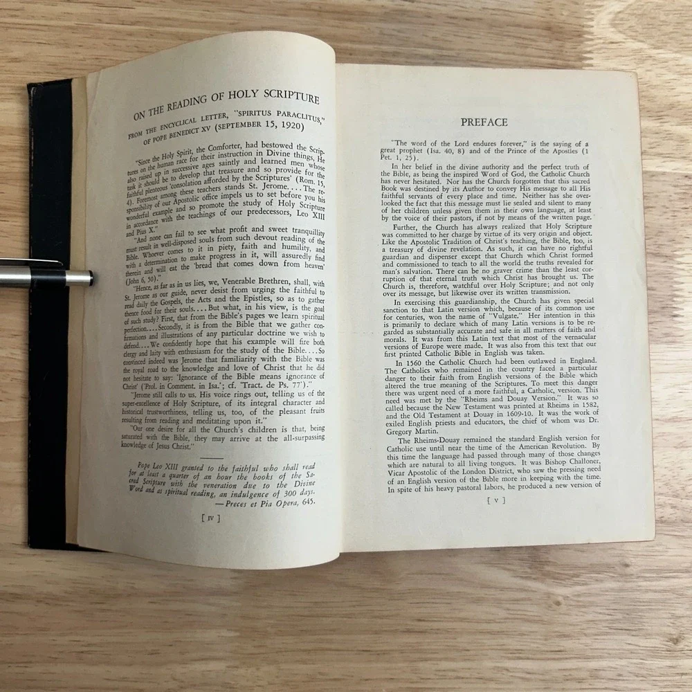 The New Testament Confraternity‎ of Christian Doctrine Edition 1941 Catholic